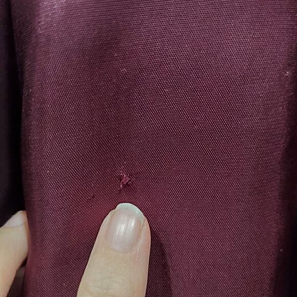 Vintage Alorna by Forstmann Wool Blend Women's Navy Fur Lined Hood Trenc… - Picture 11 of 12